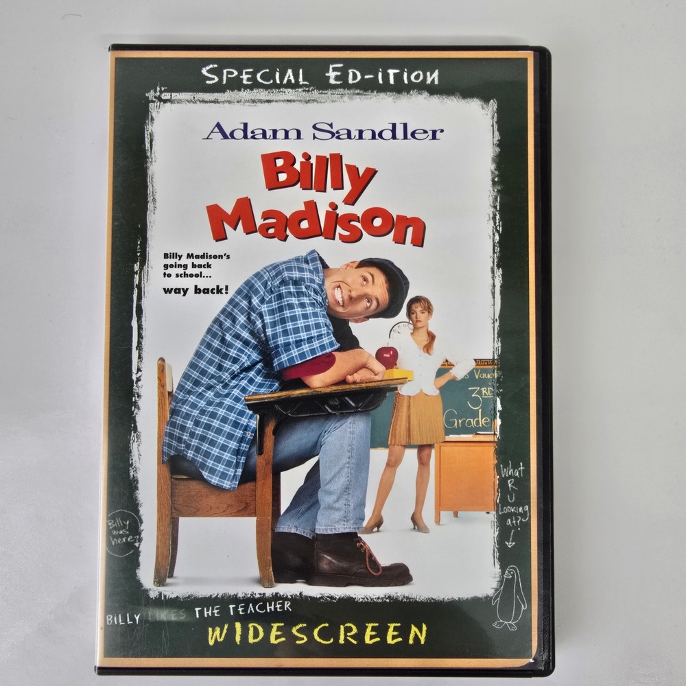 Billy Madison DVD Adam Sandler Special Edition 90s Comedy Universal